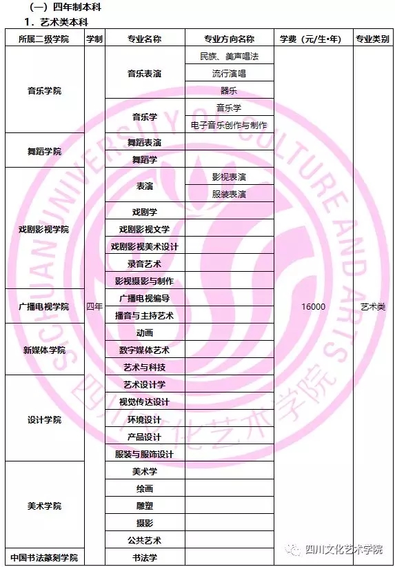 四川文化藝術(shù)學(xué)院2020年省外招生簡(jiǎn)章