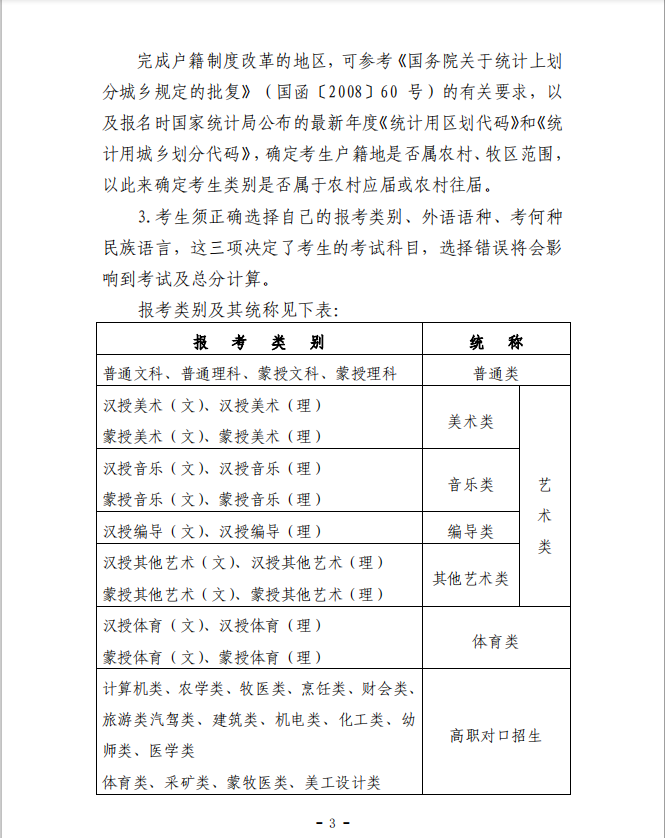 2020年內(nèi)蒙古自治區(qū)普通高校招生報(bào)名信息采集辦法